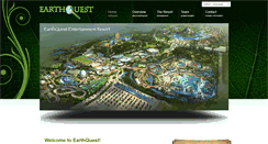 Desktop Screenshot of earthquestadventures.com